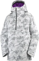 (Women) Salomon Full-Zip Hoodie Jacket Gray LC2145800 (Women) Salomon Full-Zip Hoodie Jacket Gray LC2145800