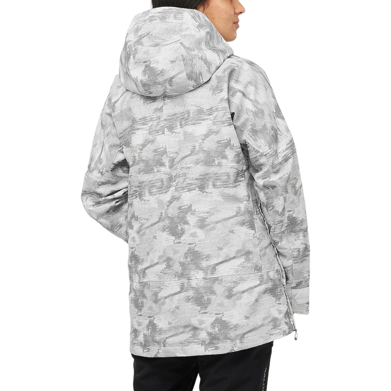 Shop (Women) Salomon Full-Zip Hoodie Jacket Gray LC2145800