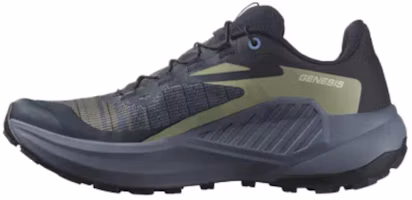 (Women) Salomon Genesis Trail Running Shoes Black Blue Green - Comfortable & Stylish 474432 (Women) Salomon Genesis Trail Running Shoes Black Blue Green - Comfortable & Stylish 474432