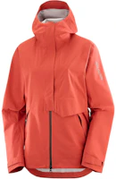 (Women) Salomon Gore-Tex Outerpath WP Pro Jacket Mud Furnace Brown Hiking Jacket LC2339600 (Women) Salomon Gore-Tex Outerpath WP Pro Jacket Mud Furnace Brown Hiking Jacket LC2339600