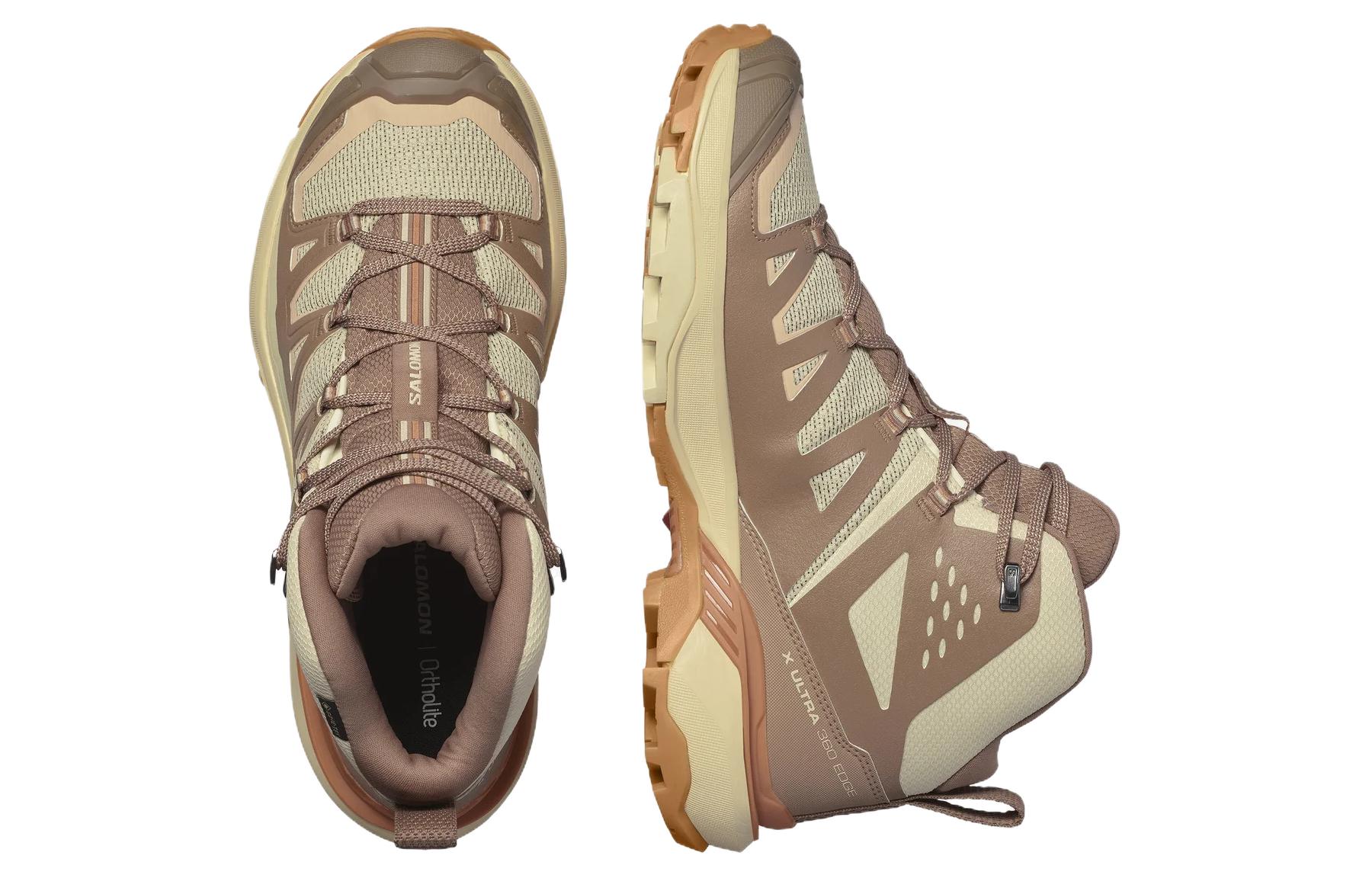 Lookbook (Women) Salomon High-Top Outdoor 'Beige Brown' 474627