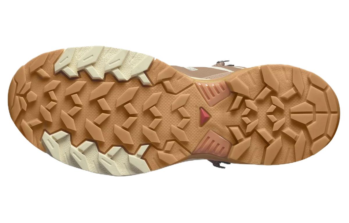 Shop (Women) Salomon High-Top Outdoor 'Beige Brown' 474627