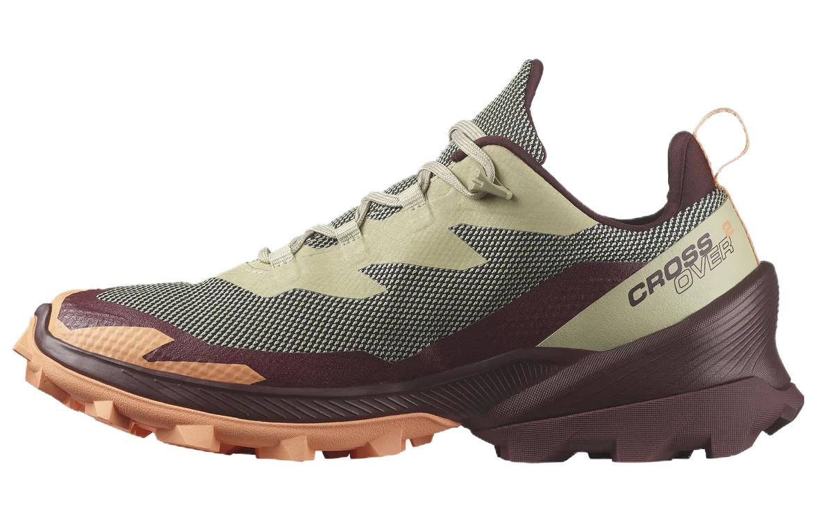 (Women) Salomon Low 'Brown Green Comfort' 472714