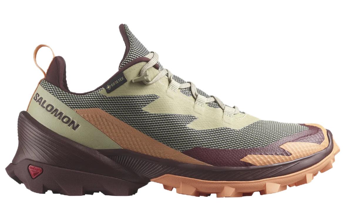 Order (W) Salomon Low 'Coklat Hijau Nyaman' 472714