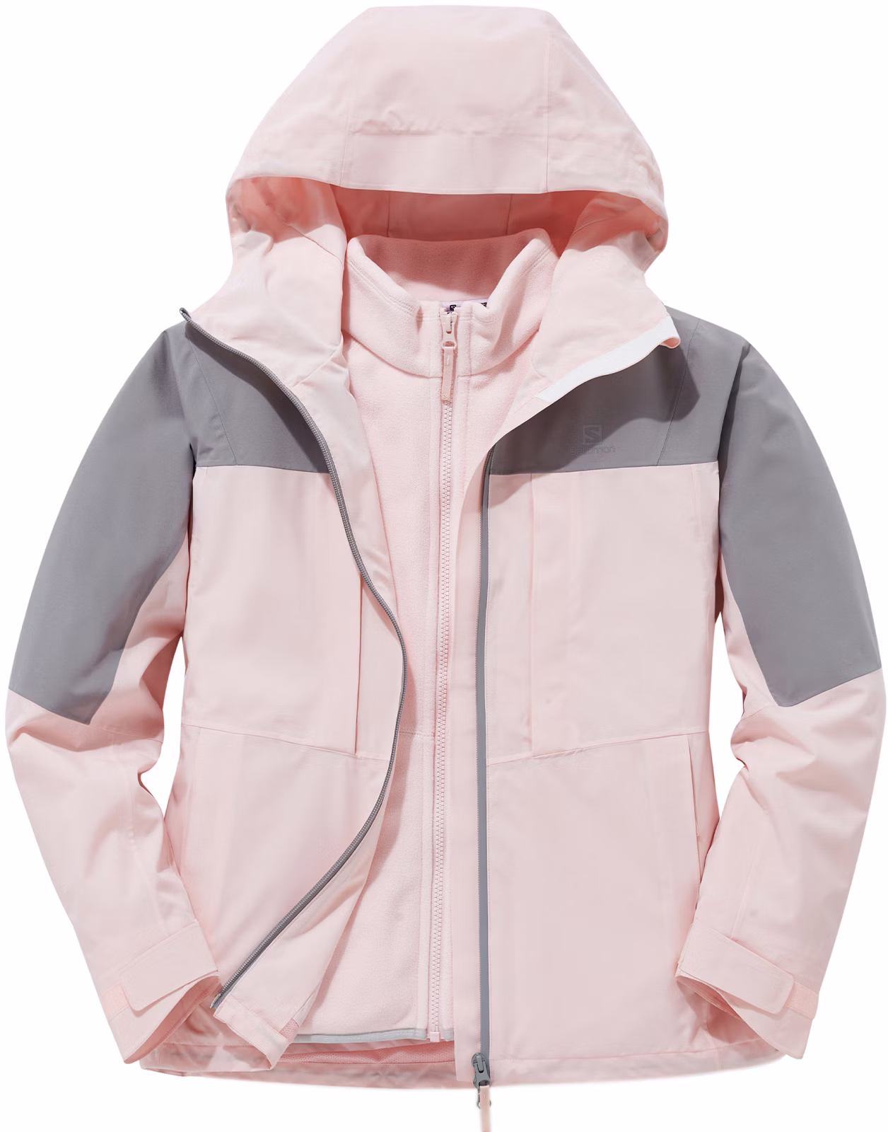 women-salomon-odsw-3-in-1-down-jacket-floral-pink-winter-outdoor-coat-c16999