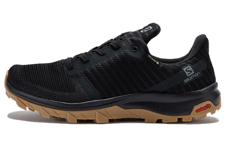 (Women) Salomon Outbound Prism Gore-Tex 'Black Low-Top Outdoor' 412715