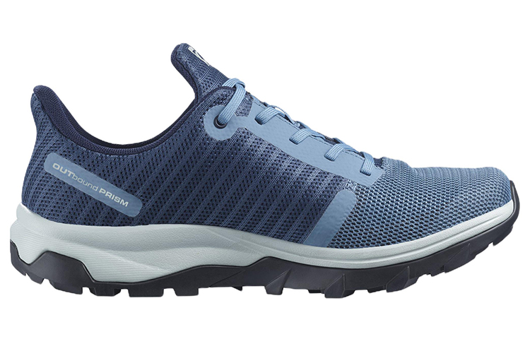 Order (W) Salomon Outbound Prism 低帮防水蓝色男鞋 412714