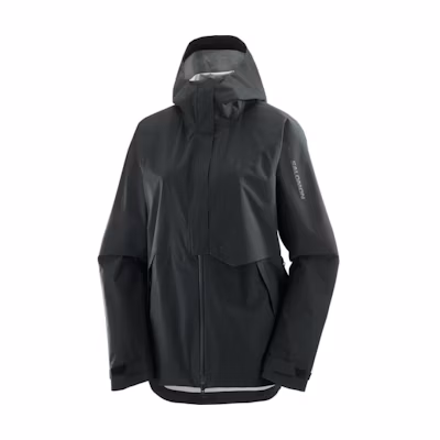 (Women) Salomon Outerpath Pro 2.5L Windproof Waterproof Jacket Black LC2206800