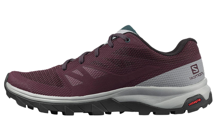 (Women) Salomon Outline 'Burgundy Comfort' 409966