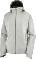 (Women) Salomon Outline GTX® Waterproof Breathable Hooded Jacket - Iron Gray C16033 (Women) Salomon Outline GTX® Waterproof Breathable Hooded Jacket - Iron Gray C16033
