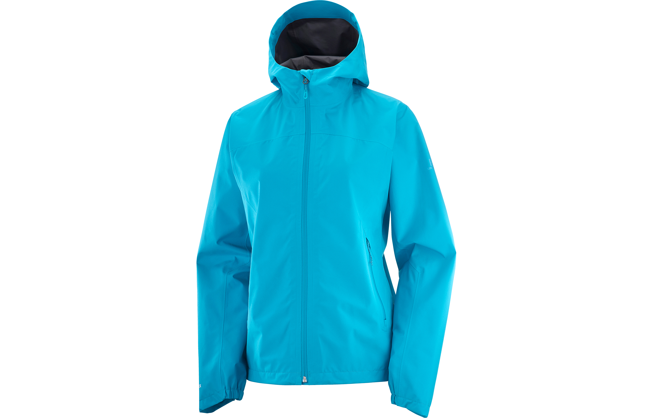 (Women) Salomon Outline GTX Waterproof Retro Outdoor Jacket Blue C16032