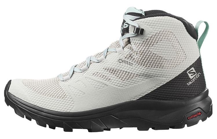 Buy (W) Salomon Outline Mid Gore-Tex 'Hitam Putih' 413843
