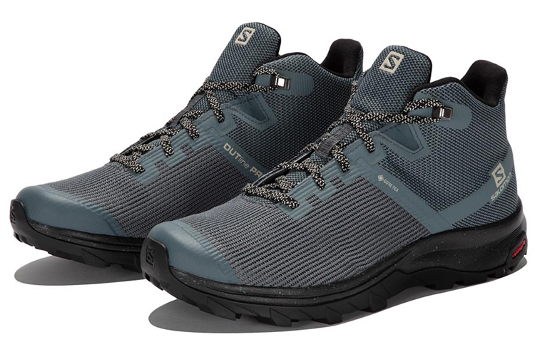 Lookbook (W) Salomon Outline Prism Gore-Tex 'Gris Azul'. 414380