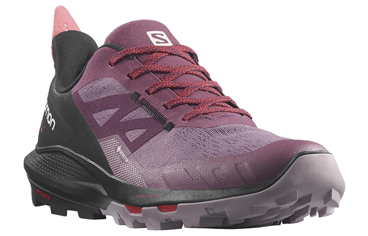 Order (W) Salomon Outpulse Gore-Tex 'Ungu Merah' Sepatu Olahraga 416897