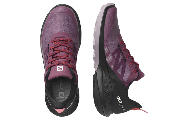 Lookbook (W) Salomon Outpulse Gore-Tex 'Ungu Merah' Sepatu Olahraga 416897