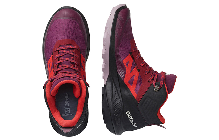 Lookbook (W) Salomon Outpulse 中帮 Gore-Tex '黑红' 416256