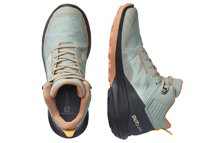 Lookbook (W) Salomon Outpulse 中帮防水登山鞋 '浅蓝色' 415938