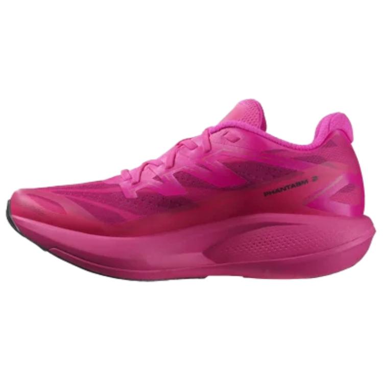 (Women) Salomon Phantasm Pink Low-Top Running Shoes - Cushioned & Durable. 474300