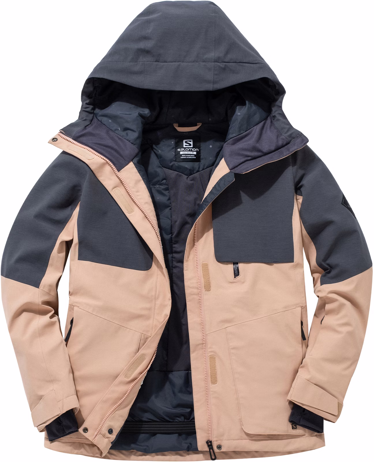 women-salomon-proof-lt-insulated-jacket-colorblock-ebony-hooded-jacket-c15584