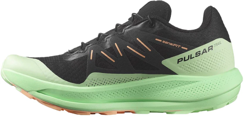 (W) Salomon Pulsar Trail 'Negro Verde Confort' 473064 Buy (W) Salomon Pulsar Trail 'Negro Verde Confort' 473064