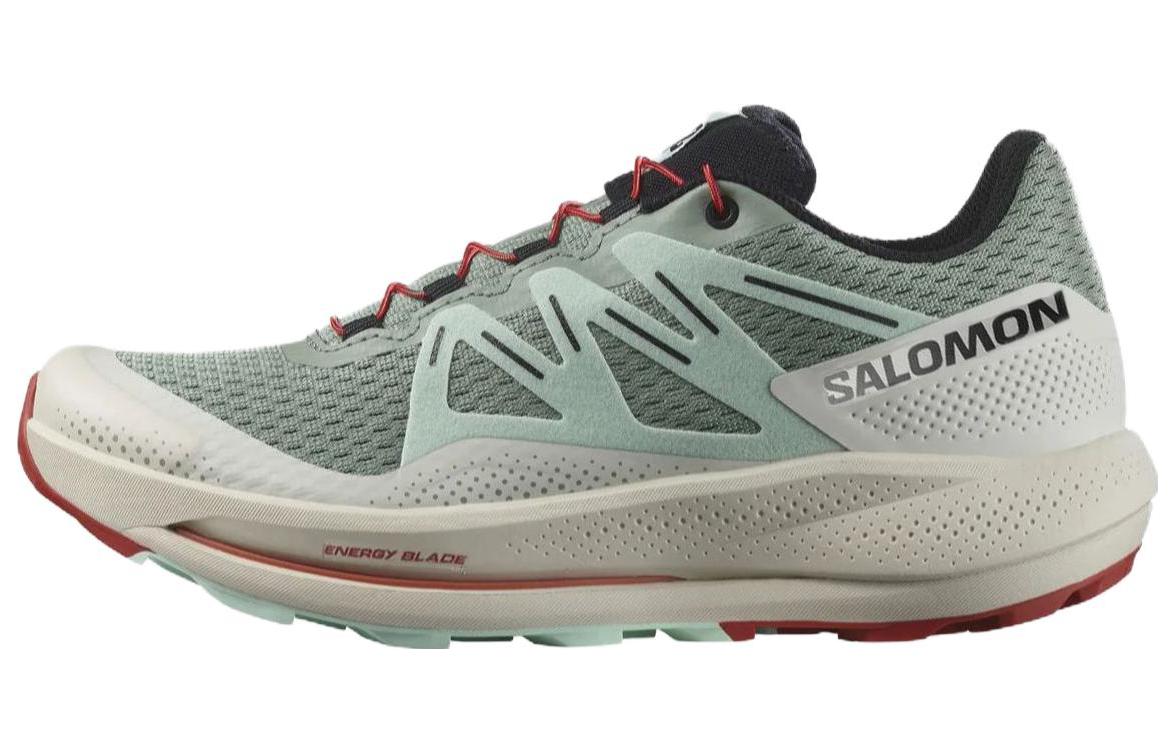 (Women) Salomon Pulsar Trail 'Comfort Anti-Slip Durable Low Top Grey Green' 472105