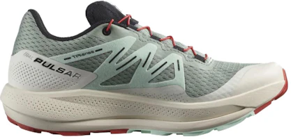 Order SALOMON薩洛蒙 Pulsar Trail 舒適 防滑耐磨 低筒 跑步鞋 女款 灰綠色