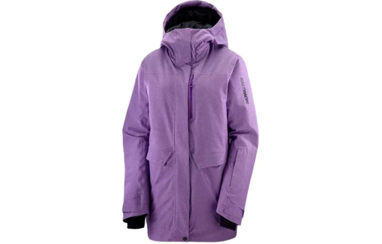 Order (W) Salomon 紫色全拉鍊連帽外套 LC2149200