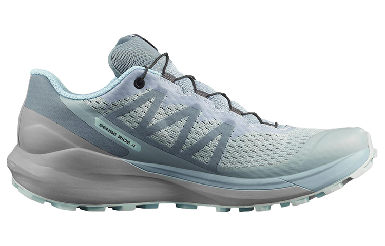 Order SALOMON薩洛蒙 Sense Ride 4 Gore-Tex Invisible Fit 耐磨 低筒 跑步鞋 女款 淺藍