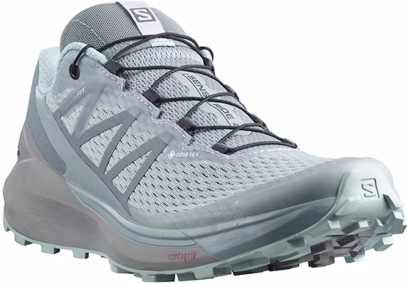 SALOMON薩洛蒙 Sense Ride 4 Gore-Tex Invisible Fit 耐磨 低筒 跑步鞋 女款 淺藍 Lookbook SALOMON薩洛蒙 Sense Ride 4 Gore-Tex Invisible Fit 耐磨 低筒 跑步鞋 女款 淺藍