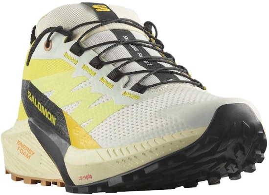 SALOMON薩洛蒙 Sense Ride 5 防滑 低筒 跑步鞋 女款 黃黑 Lookbook SALOMON薩洛蒙 Sense Ride 5 防滑 低筒 跑步鞋 女款 黃黑