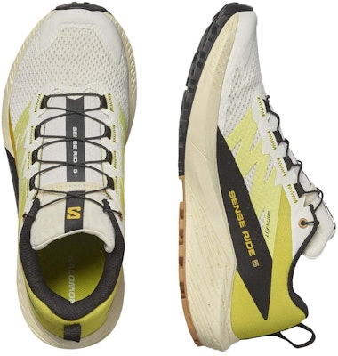 SALOMON薩洛蒙 Sense Ride 5 防滑 低筒 跑步鞋 女款 黃黑 Shop SALOMON薩洛蒙 Sense Ride 5 防滑 低筒 跑步鞋 女款 黃黑