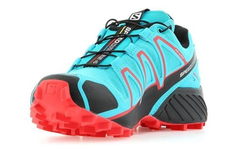 Shop Salomon Speedcross 4 低幫舒適耐磨戶外功能鞋 女款 湖水藍