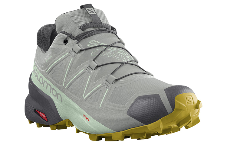 Lookbook (W) 萨洛蒙Speedcross 5 Gore-Tex“灰绿色” 416128