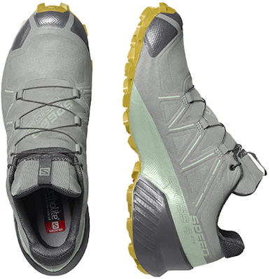 (W) 萨洛蒙Speedcross 5 Gore-Tex“灰绿色” 416128 Shop (W) 萨洛蒙Speedcross 5 Gore-Tex“灰绿色” 416128