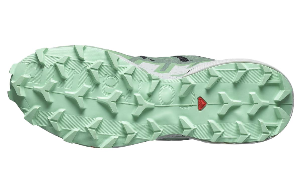 Shop (W) 萨洛蒙 Speedcross 6 '黑绿色'跑鞋 473013