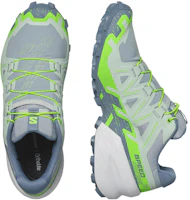 Shop SALOMON薩洛門 Speedcross 6 防滑耐磨 低筒 跑步鞋 女款 綠灰色
