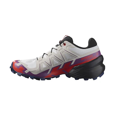 (W) Salomon Speedcross 6 'White Purple Red'