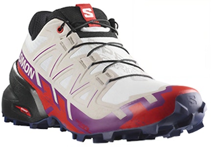 沙乐曼 Speedcross 6 抓地防滑 低幫 戶外功能鞋 女款 白紫紅 Lookbook 沙乐曼 Speedcross 6 抓地防滑 低幫 戶外功能鞋 女款 白紫紅