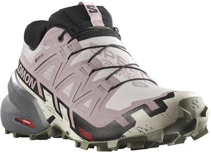 SALOMON 萨洛蒙 Speedcross 6 Gore-Tex 耐磨透氣低筒戶外功能鞋 女款 粉白黑 Lookbook SALOMON 萨洛蒙 Speedcross 6 Gore-Tex 耐磨透氣低筒戶外功能鞋 女款 粉白黑
