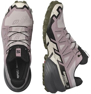 SALOMON 萨洛蒙 Speedcross 6 Gore-Tex 耐磨透氣低筒戶外功能鞋 女款 粉白黑 Shop SALOMON 萨洛蒙 Speedcross 6 Gore-Tex 耐磨透氣低筒戶外功能鞋 女款 粉白黑