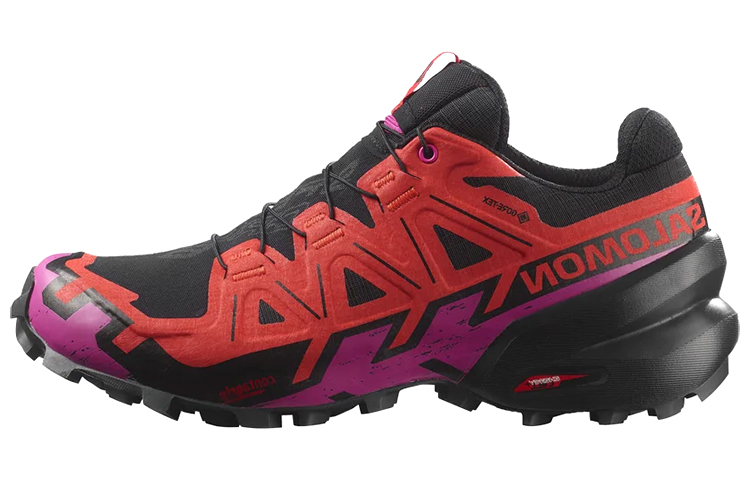 (Women) Salomon Speedcross 6 GTX 'Black Red Purple' 417438