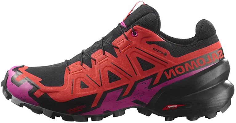 (W) Salomon Speedcross 6 GTX 'Negro Rojo Púrpura' 417438 Buy (W) Salomon Speedcross 6 GTX 'Negro Rojo Púrpura' 417438