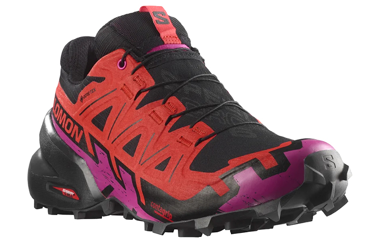 Lookbook (W) Salomon Speedcross 6 GTX 'Negro Rojo Púrpura' 417438