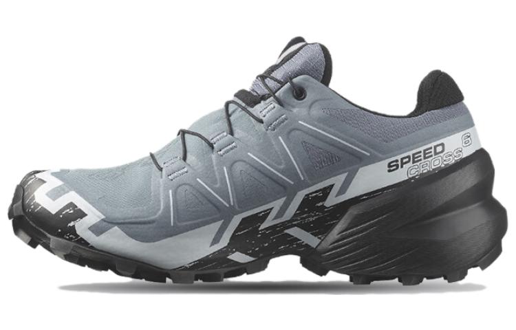 (Women) Salomon Speedcross 6 GTX Hiking Shoes Blue Grey - Cushioned & Durable. 473023
