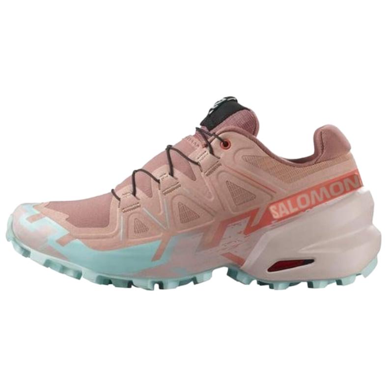 (Women) Salomon Speedcross 6 W Pink Trail Running Shoes - Breathable & Stylish L47766500