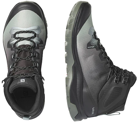 (W) Salomon Vaya Mid Gore-Tex ''Schwarz Grau'' 413014 Shop (W) Salomon Vaya Mid Gore-Tex ''Schwarz Grau'' 413014