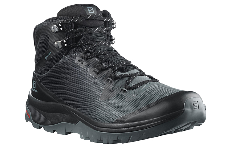 Lookbook Salomon Vaya Mid Gore-Tex 舒適耐磨戶外鞋 女款 黑色