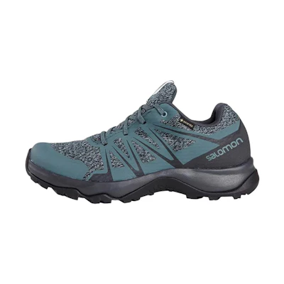 (W) Salomon Warra GTX Low 'Black Grey Blue'