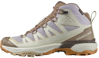 (Women) Salomon X Ultra 360 Edge Mid Gore-Tex 'Beige Purple' L47462800 (Women) Salomon X Ultra 360 Edge Mid Gore-Tex 'Beige Purple' L47462800