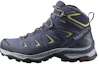 Buy (W) 萨洛蒙 X Ultra 3 宽版中帮Gore-Tex '靛蓝舒适' 401296